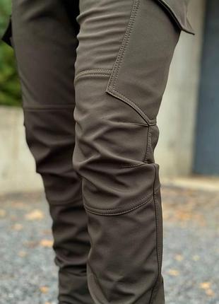 Брюки soft shell усиленные olive viking ✅ 4