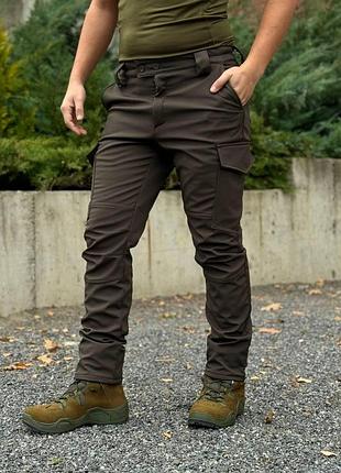 Брюки soft shell усиленные olive viking ✅ 7