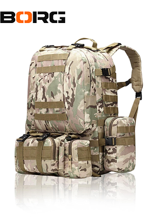 Військово-тактичний рюкзак molle assault 55 l+ 3 органайзери