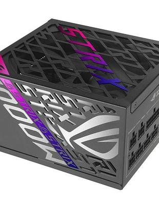 Блок питания asus rog strix 1000w platinum rog equalizer atx 3.1 с вентилятором 135 мм black (90ye00w7-b0na00)