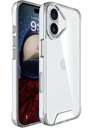 Чохол tpu space case transparent для apple iphone 17 (6.3") прозорий