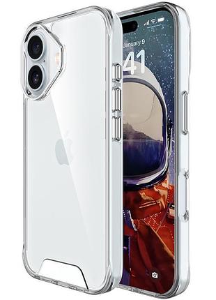 Чехол tpu space case transparent для apple iphone 17 (6.3") прозрачный 2