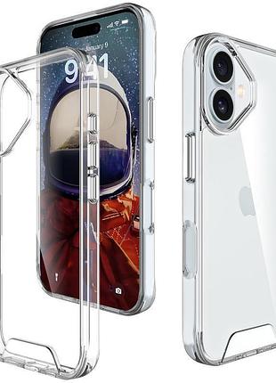 Чехол tpu space case transparent для apple iphone 17 (6.3") прозрачный 4