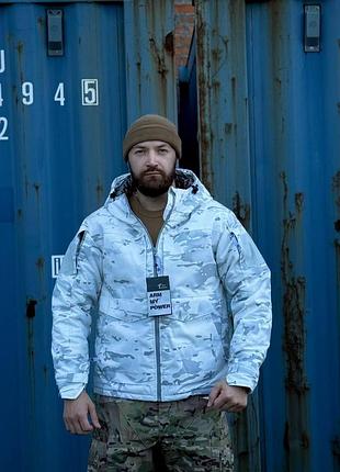 Куртка зимняя «белый мультикам» м-65 original omni-heat