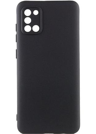 Чехол tpu getman liquid silk full camera для samsung galaxy a31 черный / black