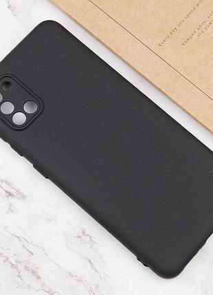 Чехол tpu getman liquid silk full camera для samsung galaxy a31 черный / black 4