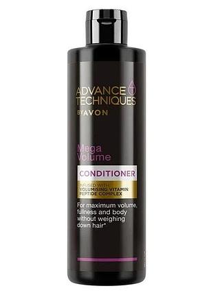 Бальзам-кондиционер для волос avon «мега объем», 250 мл