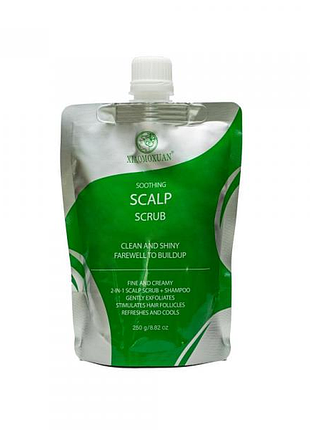 Скраб-шампунь для волосся xiaomoxuan soothing scalp scrub — глибоке очищення та догляд з першого застосування