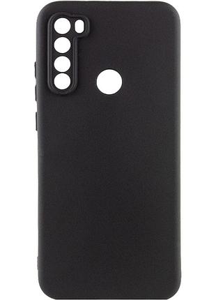 Чехол tpu getman liquid silk full camera для xiaomi redmi note 8t черный / black