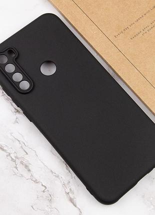 Чехол tpu getman liquid silk full camera для xiaomi redmi note 8t черный / black 4