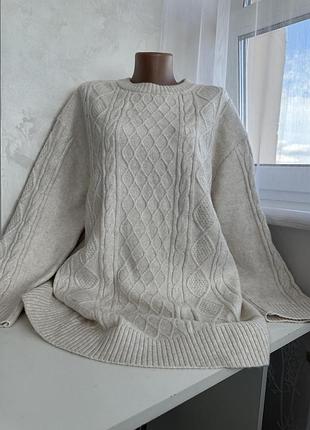 Тепла подовжена кофта від h&m 2
