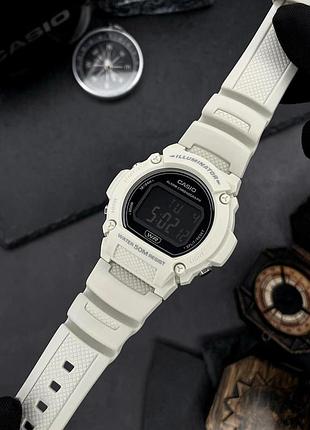 Чоловічий годинник casio w-219hc-8b спортивний з електронним циферблатом та підсвічуванням 2