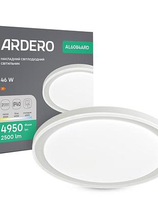 Світлодіодний накладний світильник ardero al6084ard venus 46вт білий