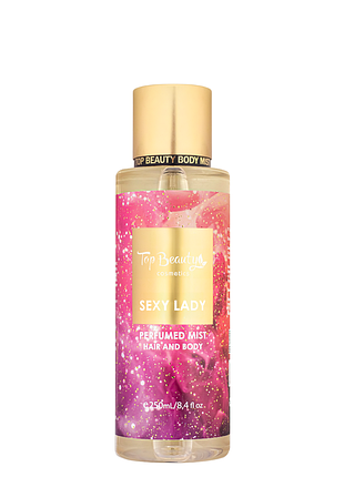 Cпрей-мист для тела и волос парфюмированный top beauty sexy lady 250 мл daily skin care