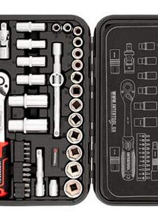 Набір інструменту intertool 3/8" 39 од. storm (et-8039) 2