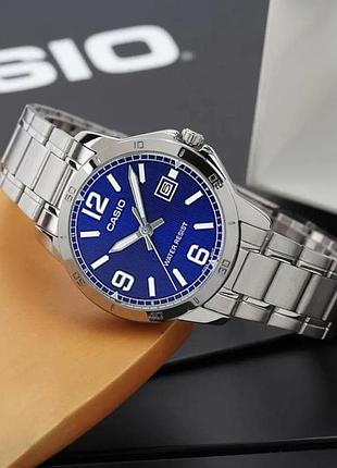 Мужские часы casio mtp-v004d-2b 2