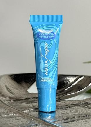 Блеск для увеличения объема губ alamar cosmetics plumping lip water (agua fresca) 5 ml travel size