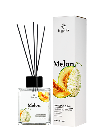 Аромадифузор для дому bogenia melon парфумований 100 мл (bg360.004) daily skin care