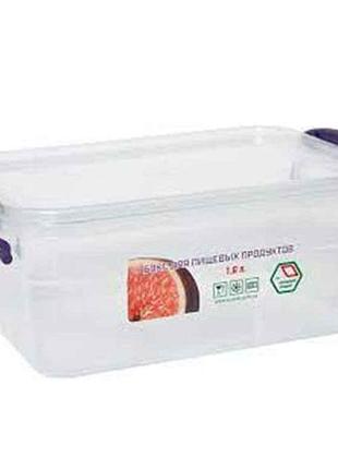 Контейнер 1,6л пл. з кришкою (13) тм народний продукт