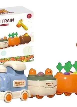 Потяг дитячий d126 з молотком, в коробці р.24x8.5x20.6 см yg toys