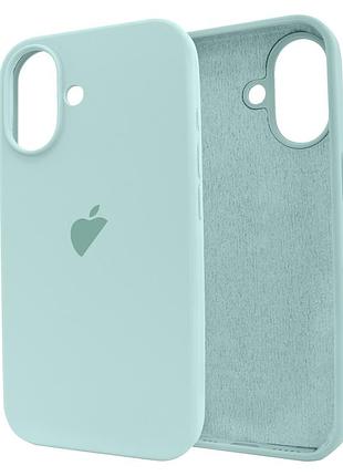 Чохол для iphone 16 plus силіконовий захисний для надійного захисту та стильного оформлення marine green
