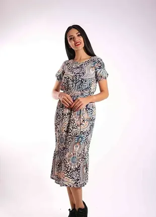Платье в пол,р50-52💐💐💐 2