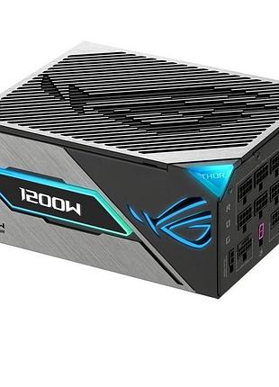 Блок питания asus rog thor 1200w platinum iii atx 3.1 с вентилятором 135 мм black (90ye00v8-b0na00)