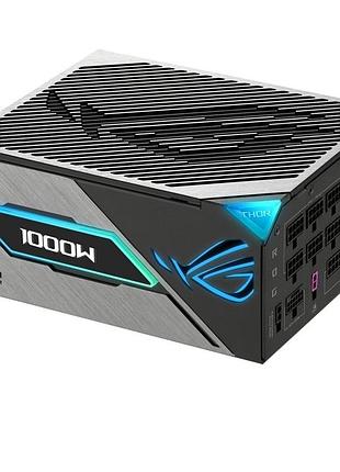 Блок питания asus rog 1000w platinum iii rog equalizer atx 3.1 с вентилятором 135 мм black (90ye00v8-b0na00)