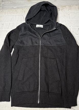 Модный свитер балахон stone island junior 12 лет 2