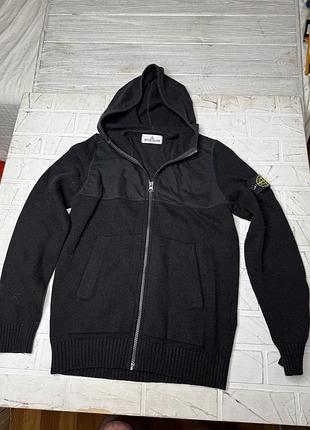 Модный свитер балахон stone island junior 12 лет