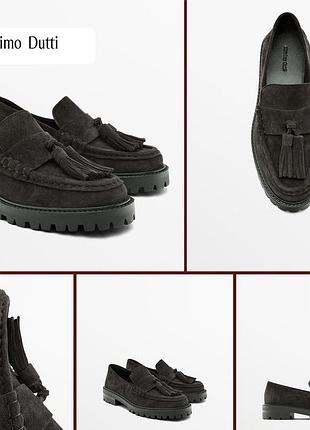Лоферы massimo dutti,лофери,туфли,туфлі,ботинки,черевики 3