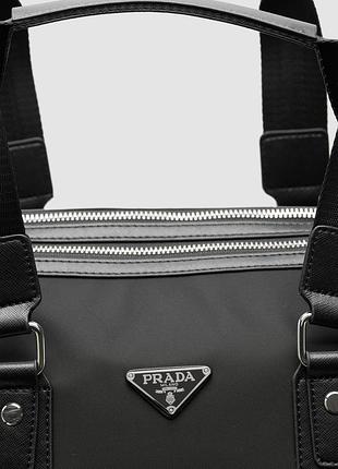 💎 prada re-nylon and saffiano leather duffle bag 2