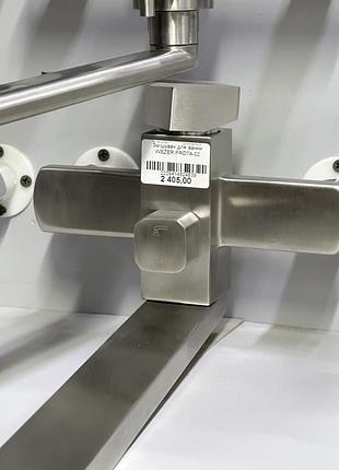Смеситель для ванны wezer pro7a-02 настенный однорычажный с длинным поворотным изливом