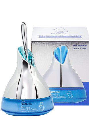 Крем для обличчя омолоджувальний farmstay sea horse water full cream