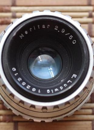 Как есть объектив e.ludwig meritar 2.9 / 50 mm зебра m42 грибок