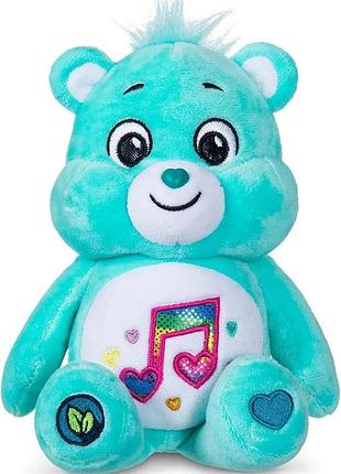 М'яка іграшка care bears sparkle plush від basic fun, плюшевий ведмедик з блискучим животиком, 35 см