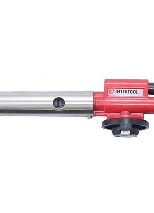 Горелка газовая c пьезоподжигом intertool цельнометаллический (gb-0027)