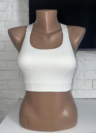 Білий спортивний топ, бра h&m 2