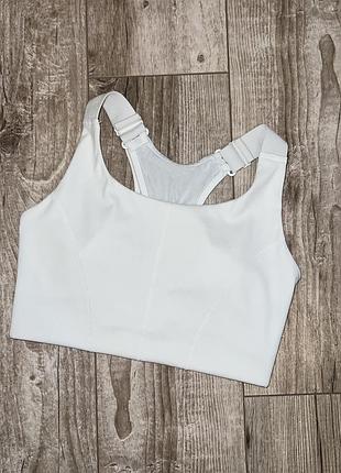 Білий спортивний топ, бра h&m