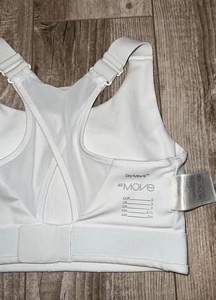 Білий спортивний топ, бра h&m 6