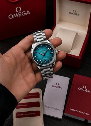 Мужские наручные часы omega seamaster aqua terra shades tiffany