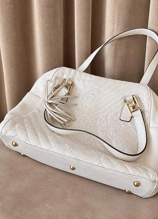 Біла сумка сумочка клатч versace