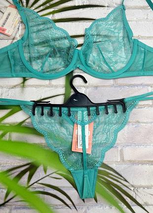 Комплект бюстик і трусики стринги  hunkemoller 🎀. 3