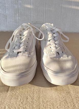 Белые кеды vans 4