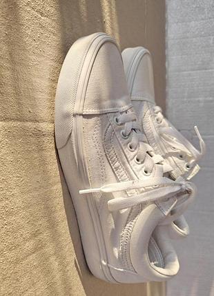 Белые кеды vans 5