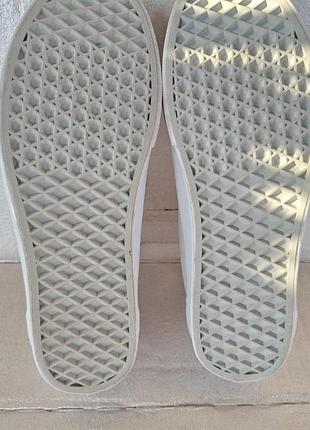 Белые кеды vans 7