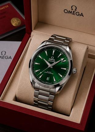 Мужские наручные часы omega seamaster aqua terra shades green