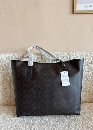 Сумка шопер coach sig city tote 6