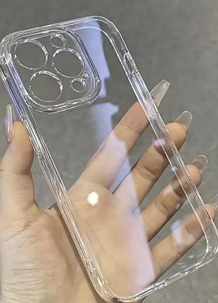 Чохли прозорі силіконові на iphone 15 pro