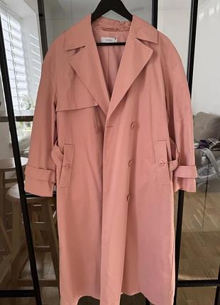 Двубортный тренч oversize (reserved) 7